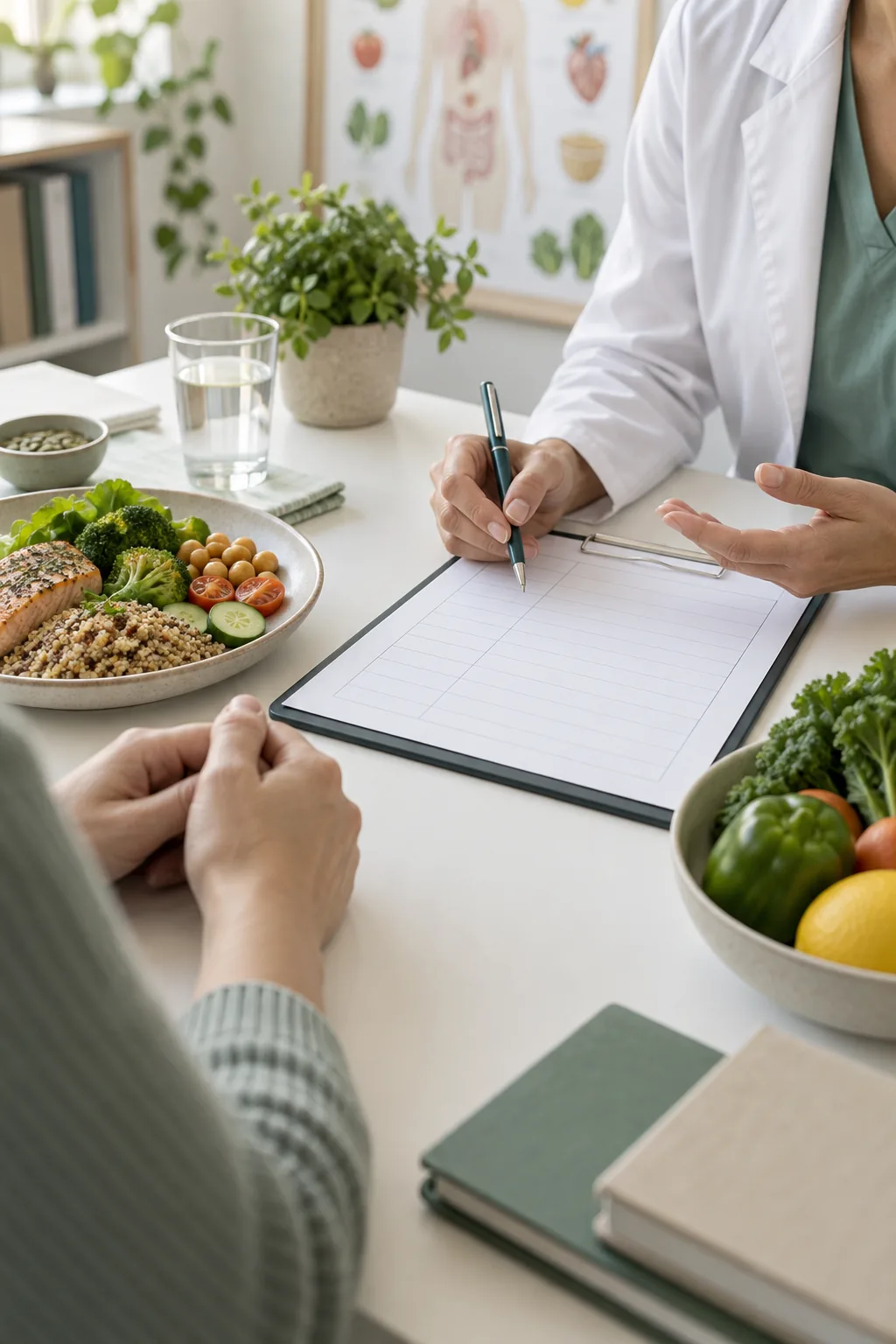 Colloquio di nutrizione clinica per una condizione diagnosticata