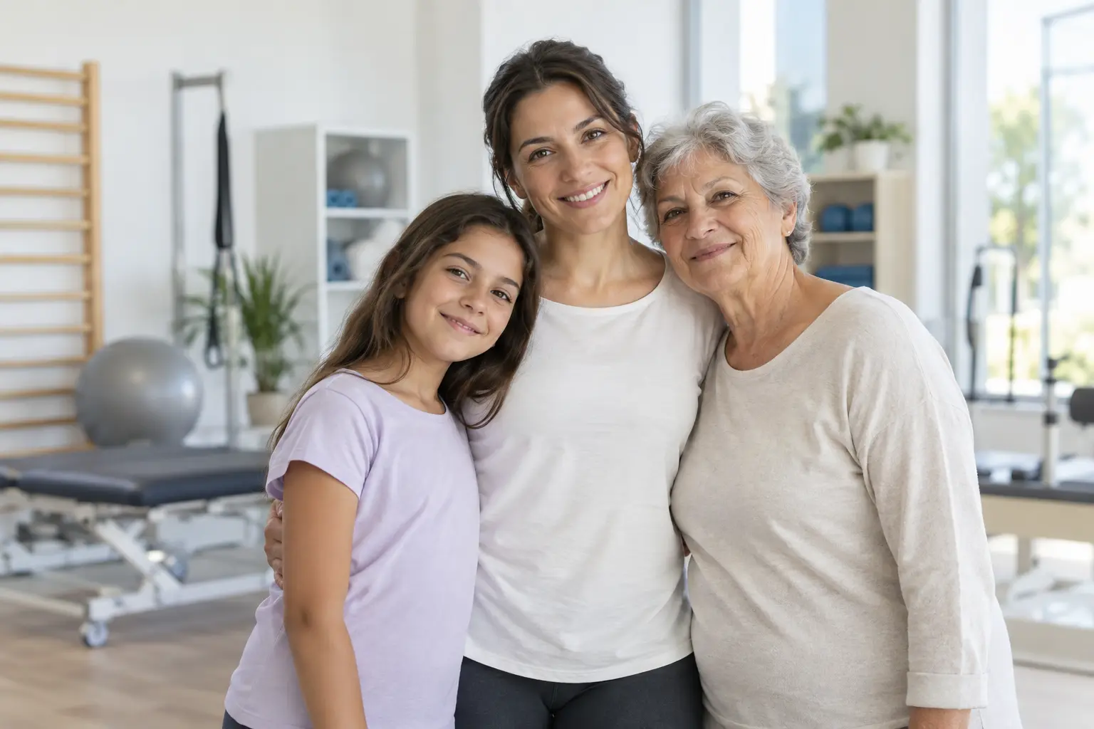 Tre donne di età diverse insieme